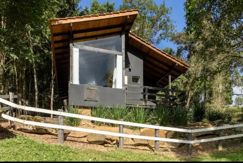 Cabana Sassafras Com Hidromassagem Alfredo Wagner Buitenkant foto