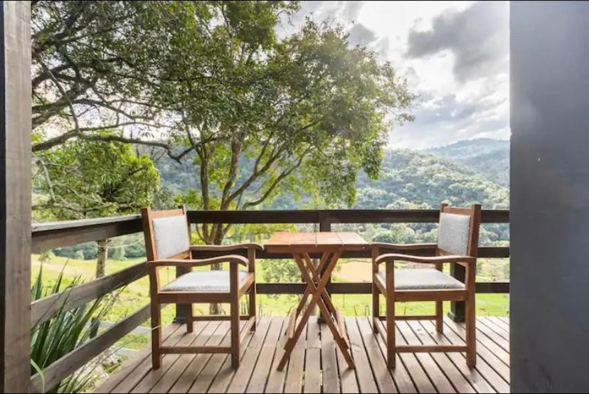 Cabana Sassafras Com Hidromassagem Alfredo Wagner Buitenkant foto