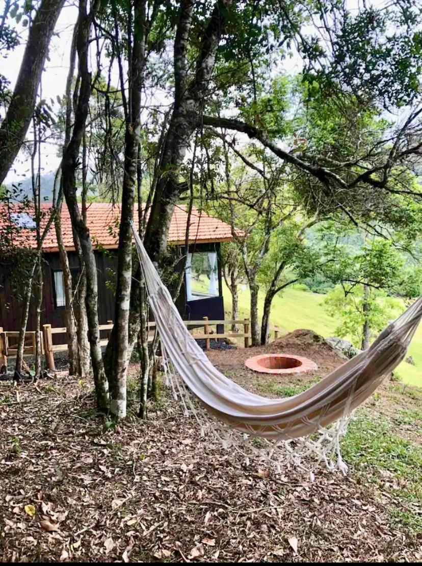 Cabana Sassafras Com Hidromassagem Alfredo Wagner Buitenkant foto