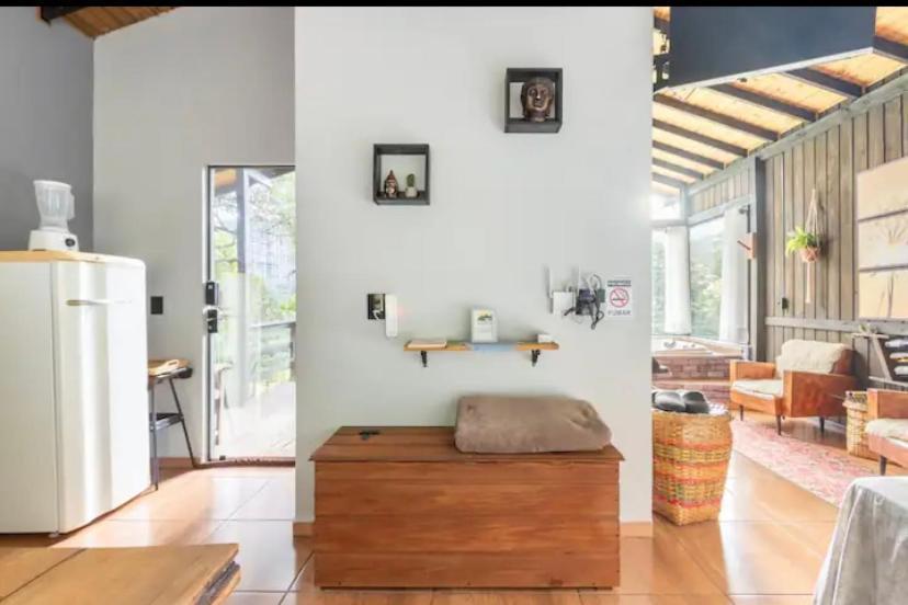 Cabana Sassafras Com Hidromassagem Alfredo Wagner Buitenkant foto