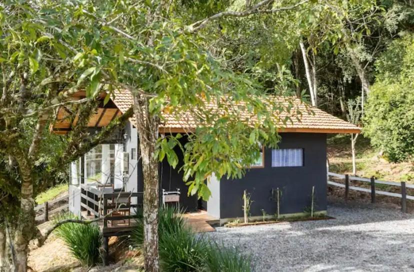 Cabana Sassafras Com Hidromassagem Alfredo Wagner Buitenkant foto